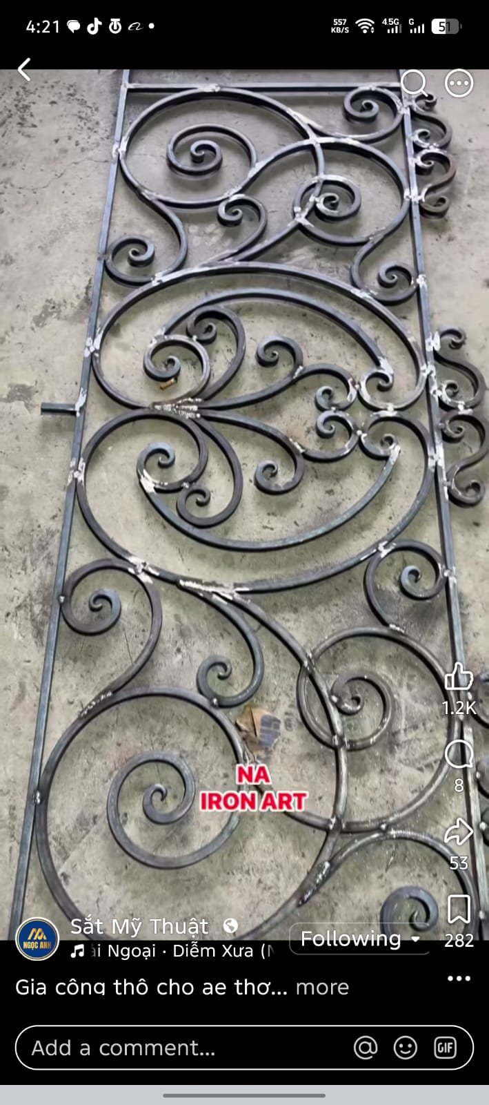 Custom Iron Work Design #39