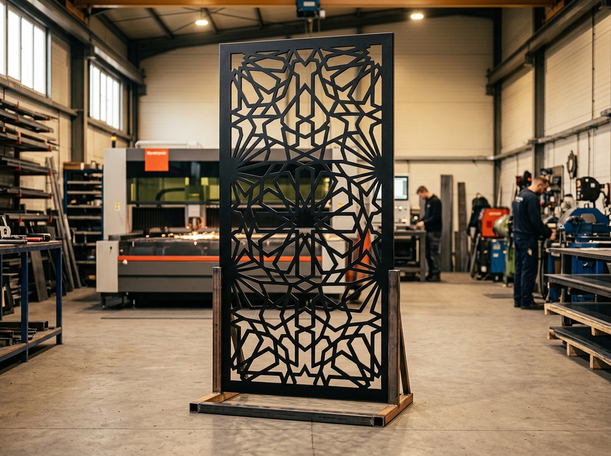 CNC Laser-Cut Jali Panel